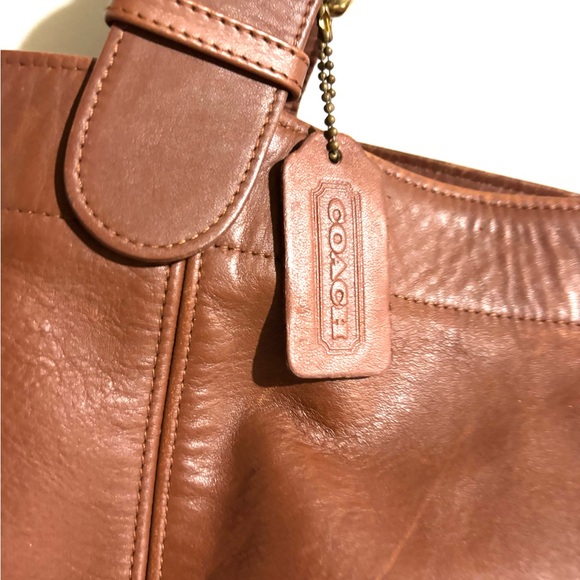 Coach Brown Leather Tote Bag - Picture 4 of 13